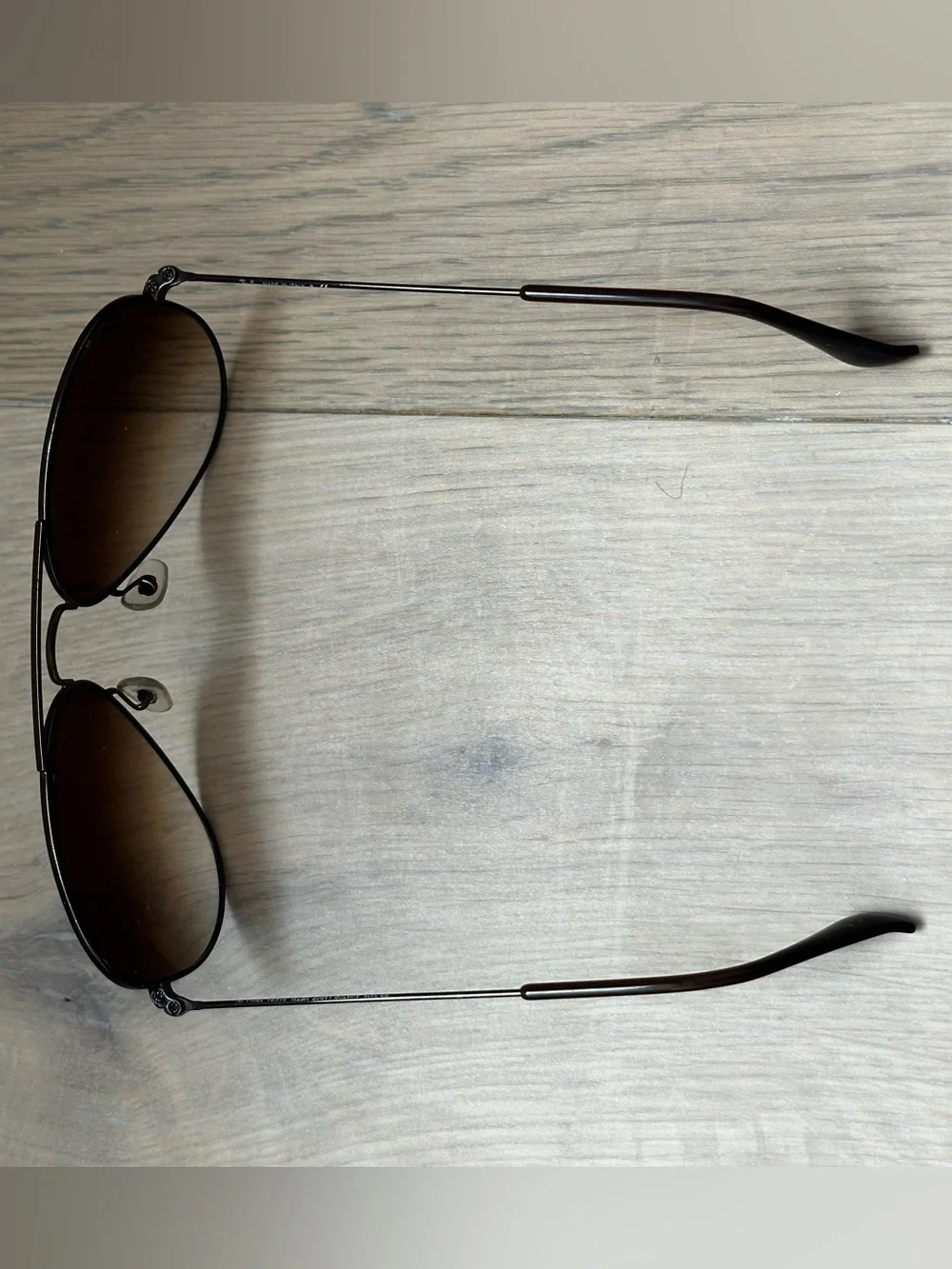 Ray-Ban Aviator Bronze Metal Brown Gradient Sunglasses (RB 3025)